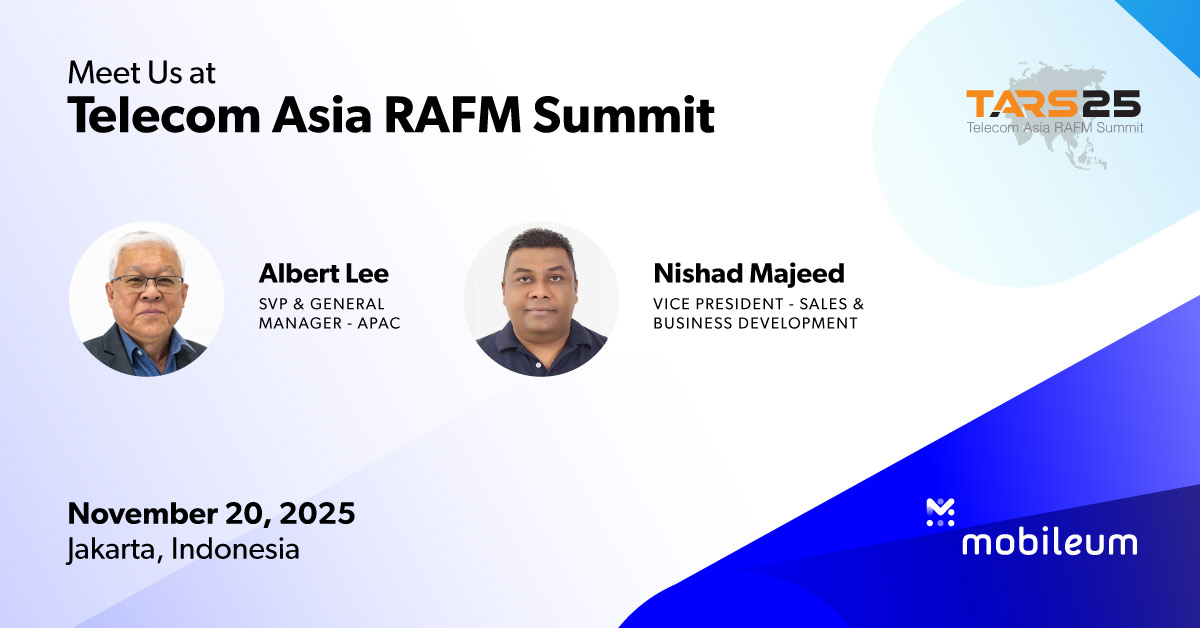 Telecom Asia RAFM Summit 2025 – Mobileum - Active Intelligence