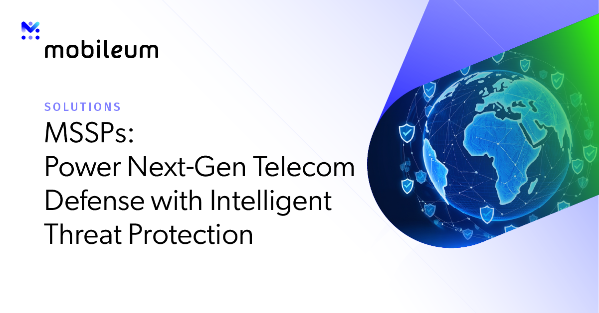 MSSPs – Mobileum - Active Intelligence
